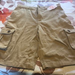 Boys size 14 Khaki cargo shorts
